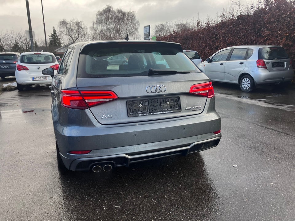 Audi A3 40 TFSi Sport Limited Sportback quattro S-tr. 5d