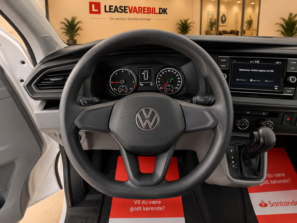VW Transporter 2,0 TDi 150 Kassevogn DSG lang