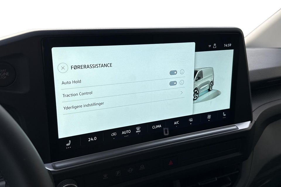 VW e-Transporter Comfort Kassevogn LWB