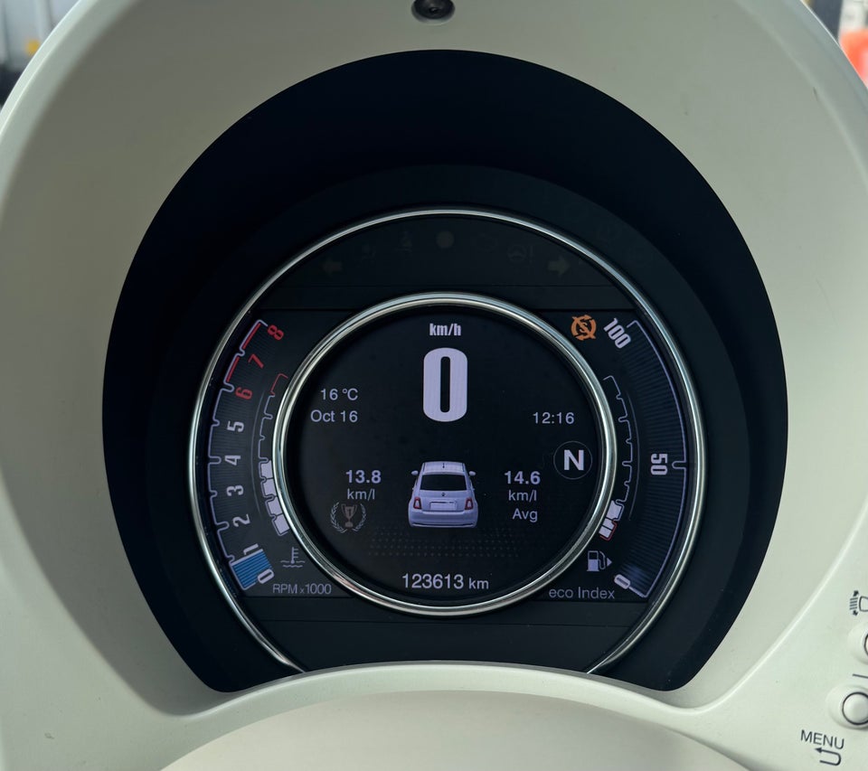 Fiat 500 0,9 TwinAir 80 Popstar MTA 3d