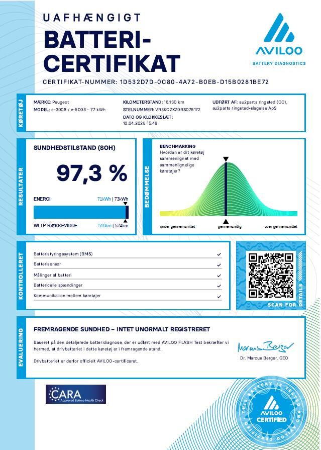 Peugeot e-3008 77 Allure 5d