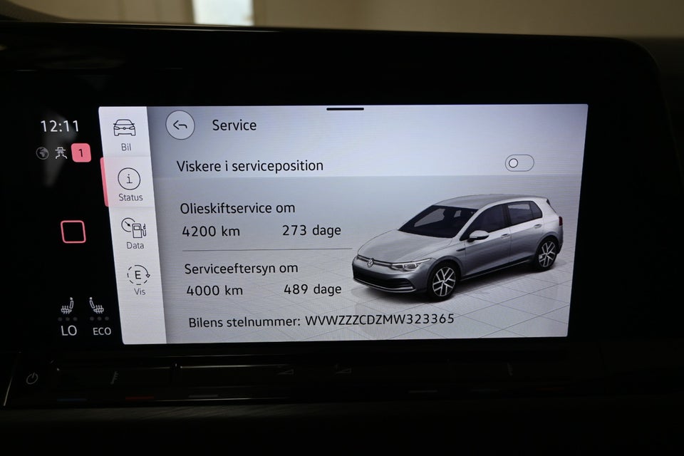 VW Golf VIII 1,4 eHybrid DSG 5d