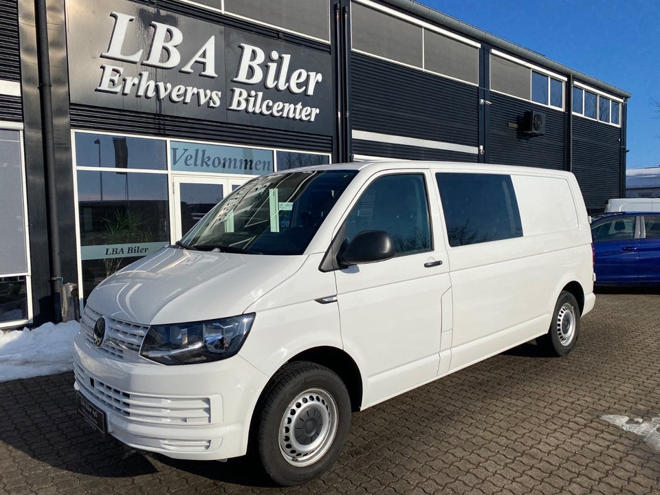 VW Transporter 2,0 TDi 150 Mandskabsvogn DSG