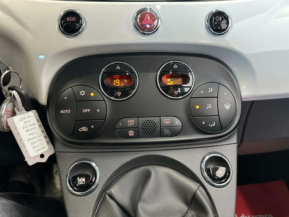 Fiat 500 0,9 TwinAir 80 Lounge 3d