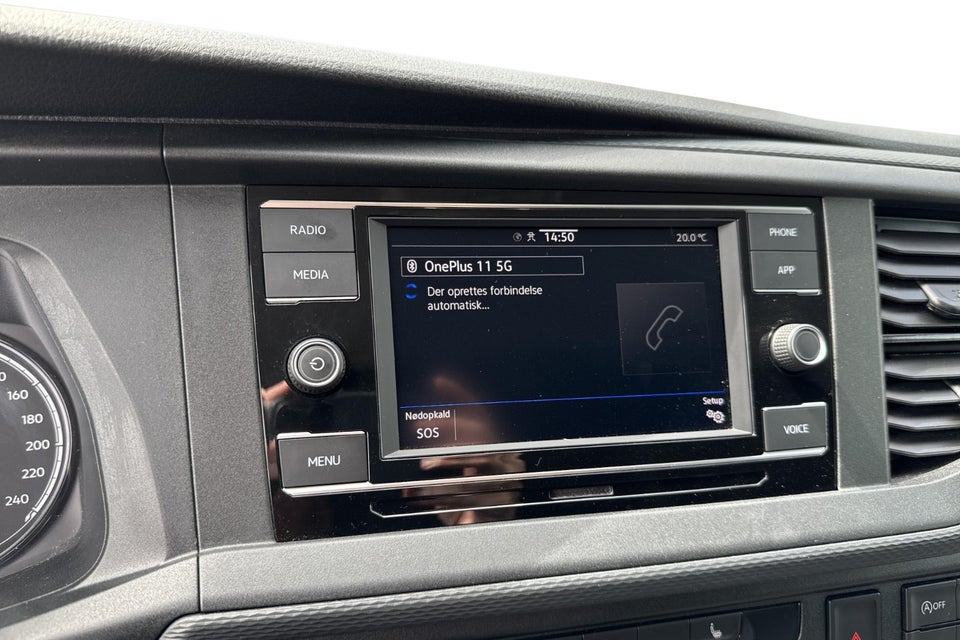 VW Transporter 2,0 TDi 150 Kassevogn DSG lang