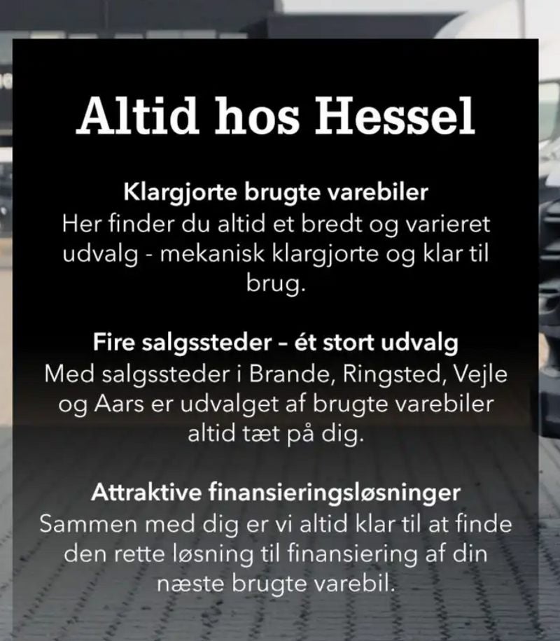 Mercedes Vito 114 2,0 CDi Kassevogn aut. L RWD