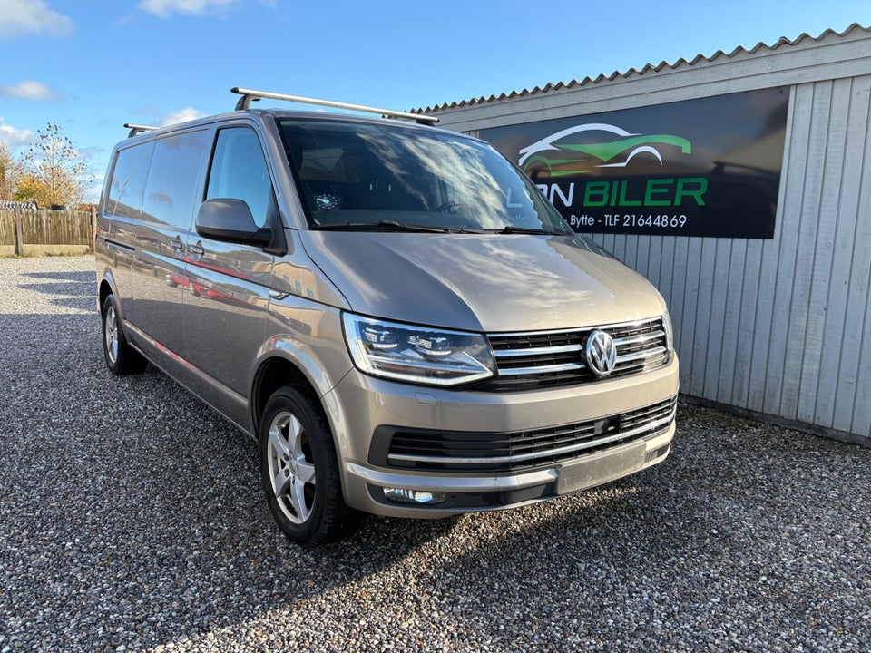 VW Transporter 2,0 TDi 150 Kassevogn lang