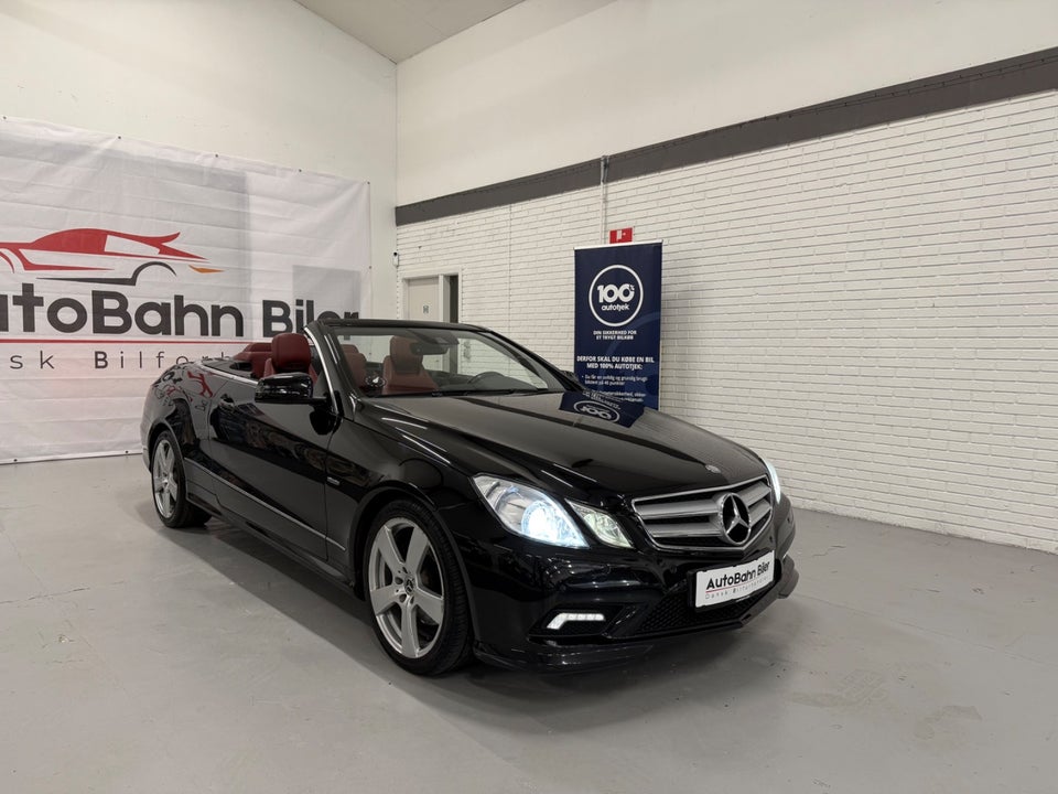 Mercedes E350 3,5 CGi AMG Line Cabriolet aut. BE 2d