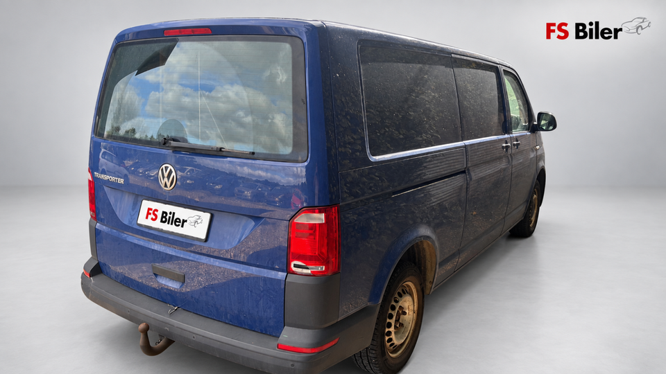 VW Transporter 2,0 TDi 102 Kassevogn lang