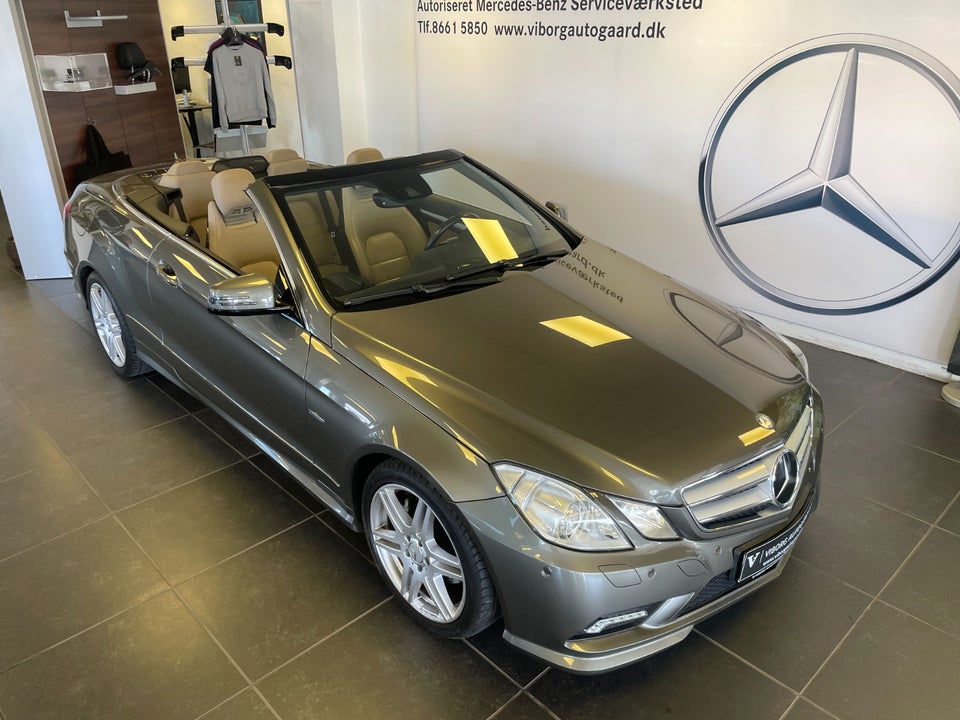 Mercedes E350 3,5 CGi AMG Line Cabriolet aut. BE 2d