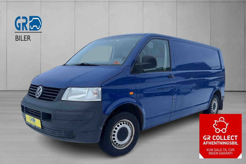 VW Transporter 2,5 TDi 130 Kassevogn lang 4d