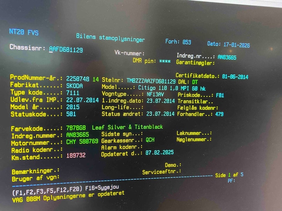 Skoda Citigo 1,0 60 Ambition GreenTec 5d