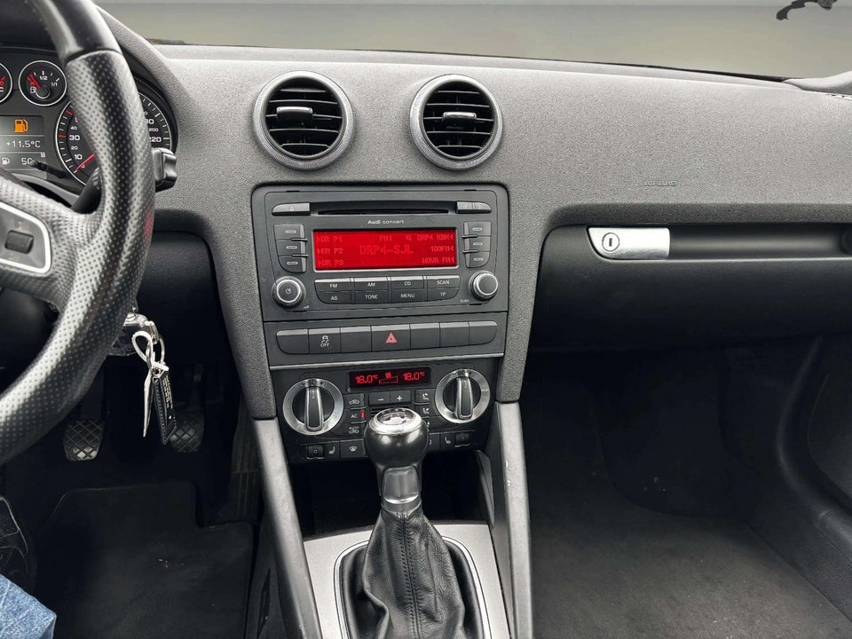 Audi A3 1,8 TFSi Ambition Cabriolet 2d