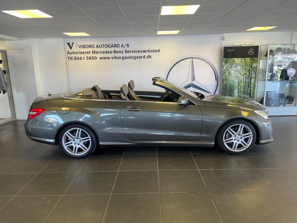 Mercedes E350 3,5 CGi AMG Line Cabriolet aut. BE 2d