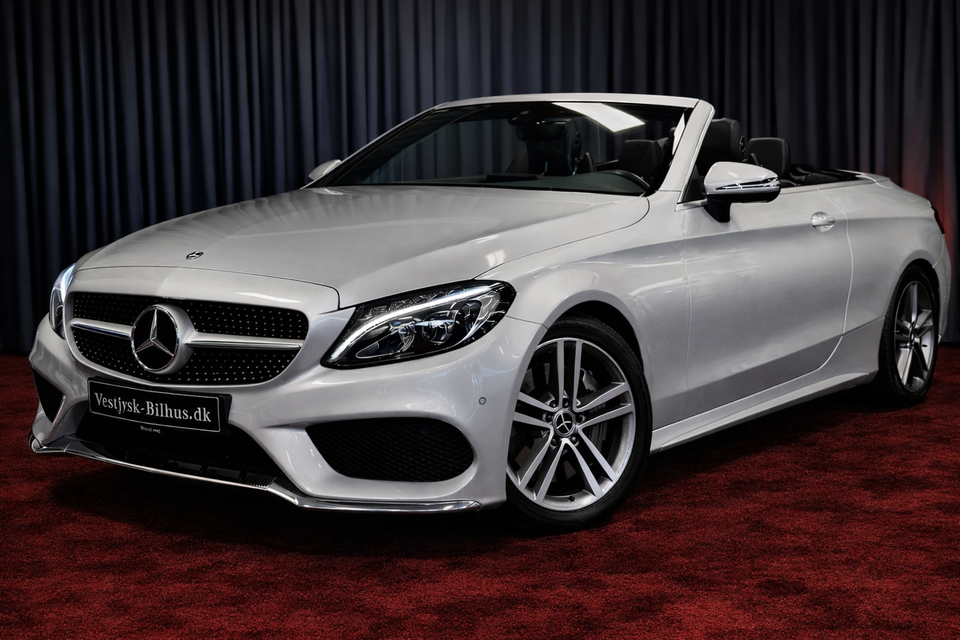 Mercedes C200 2,0 AMG Line Cabriolet aut. 2d