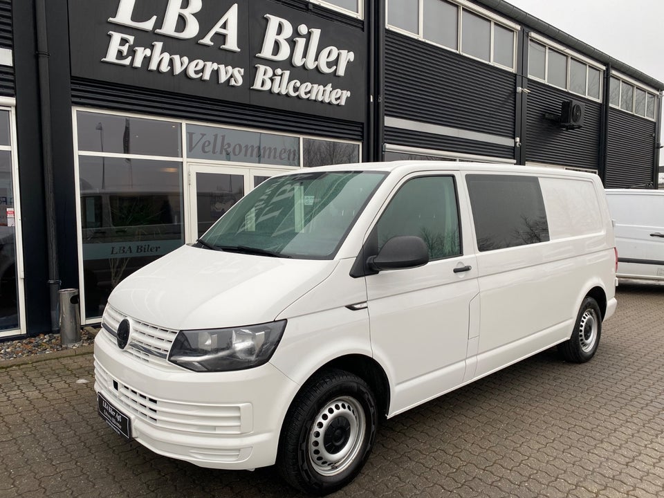 VW Transporter 2,0 TDi 150 Mandskabsvogn DSG