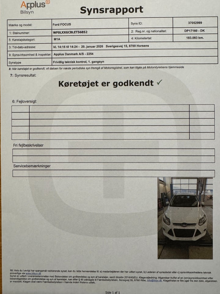 Ford Focus 1,0 SCTi 125 Titanium stc. ECO 5d