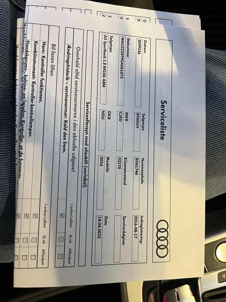 Audi A5 1,8 TFSi 144 S-line Sportback Multitr. 5d