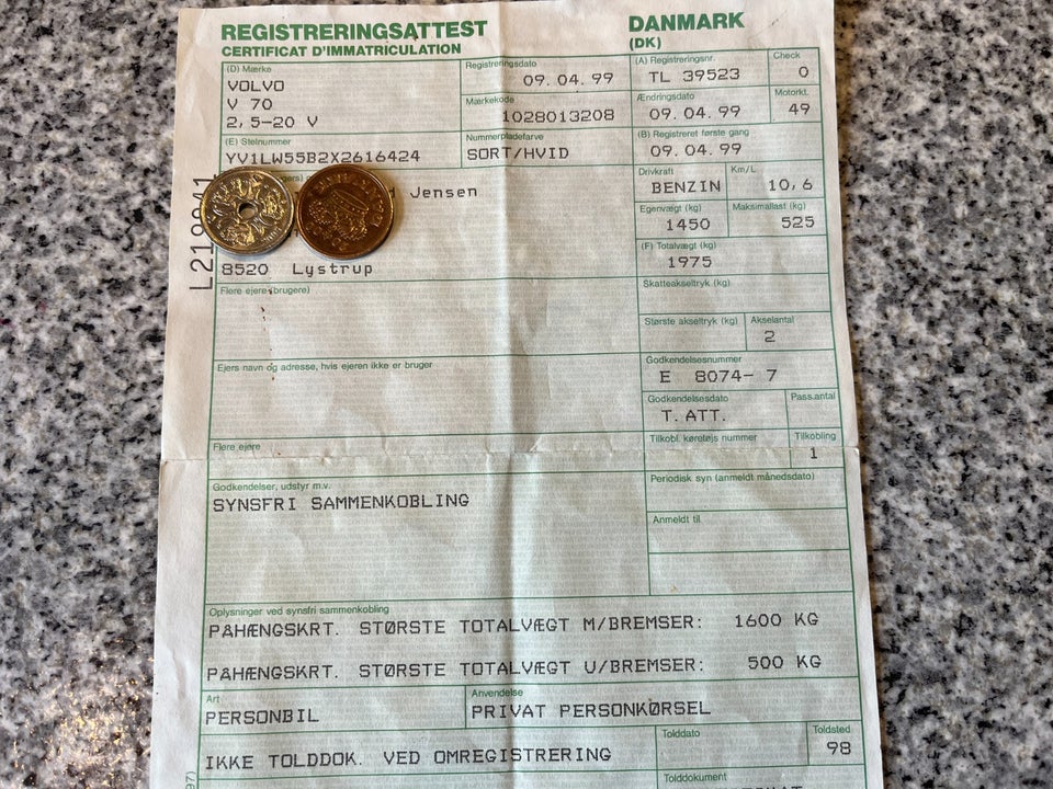 Volvo V70 2,5 20V 5d