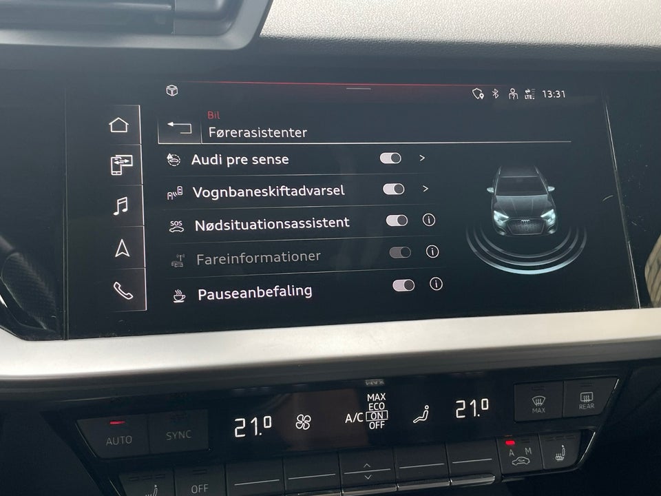 Audi S3 2,0 TFSi Sportback quattro S-tr. 5d