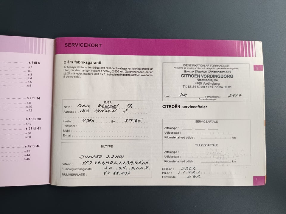 Citroën Jumper 33 2,2 HDi 120 Ladvogn lang 2d