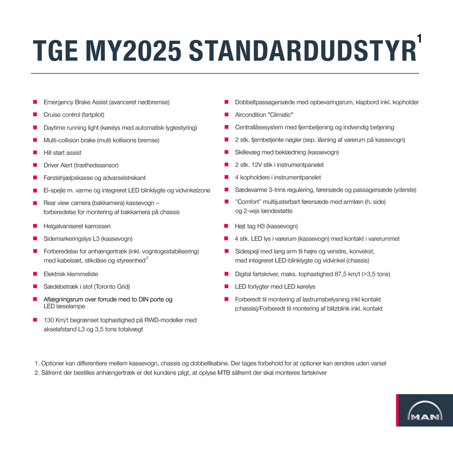 MAN TGE 2,0 3.180 Kassevogn L3H3 aut. FWD