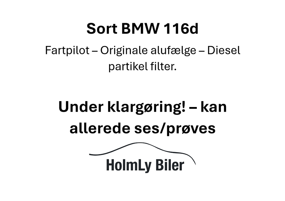 BMW 116d 1,6 ED 5d