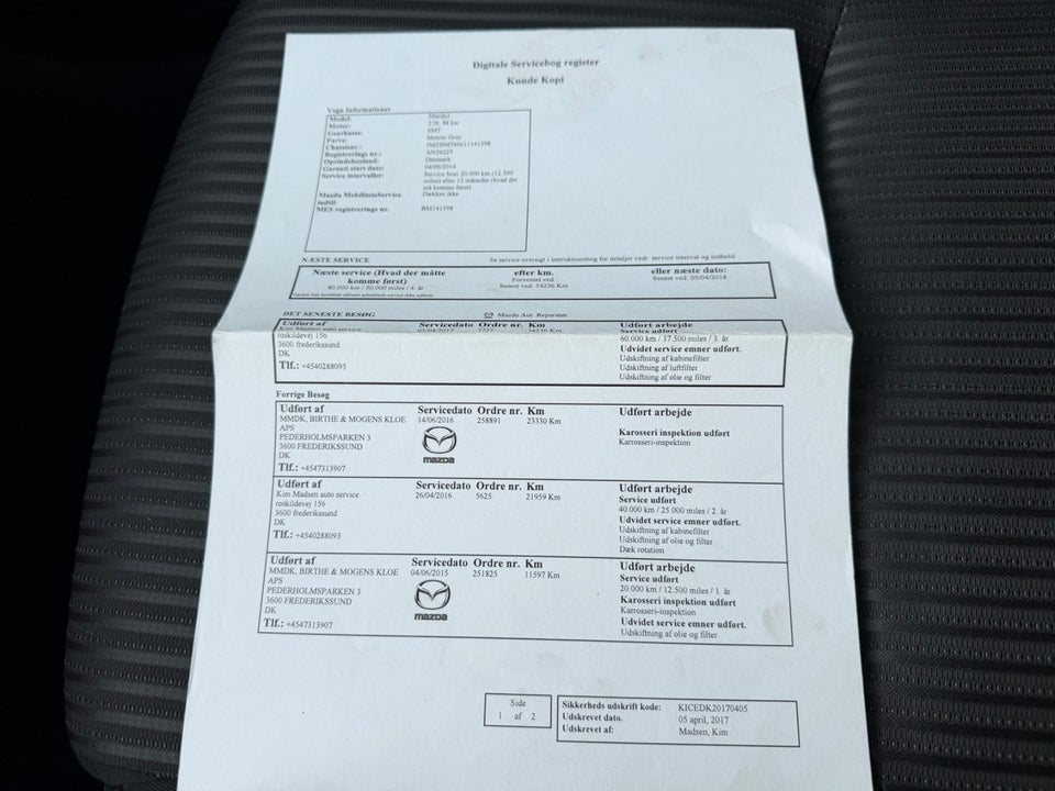 Mazda 3 2,0 SkyActiv-G 120 Vision 5d