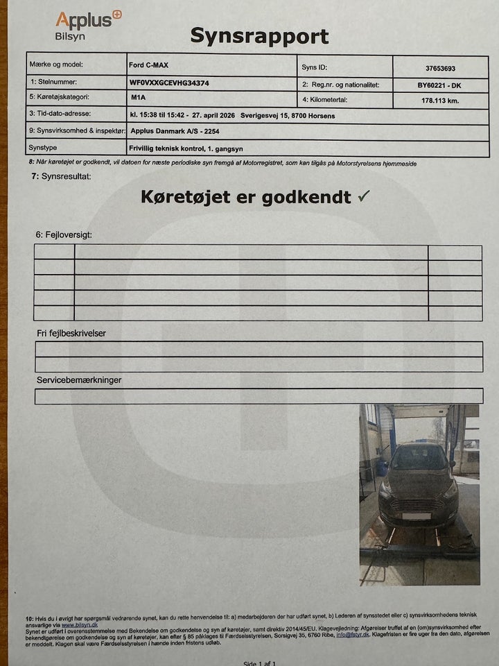 Ford C-MAX 1,0 SCTi 125 Titanium 5d