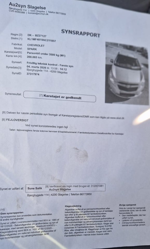 Chevrolet Spark 1,0 L 5d