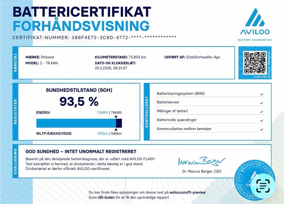 Polestar 2 Long Range 5d