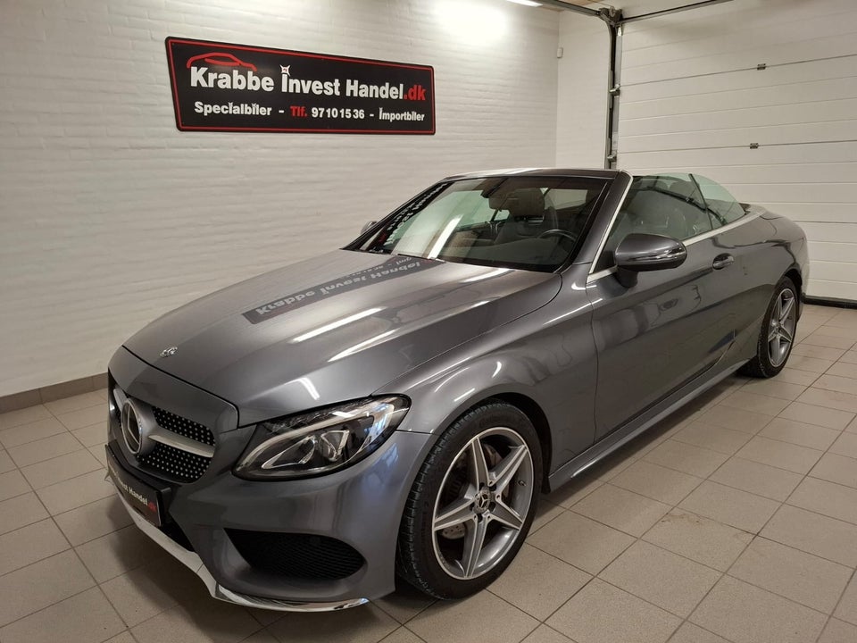 Mercedes C200 1,5 AMG Line Cabriolet aut. 2d