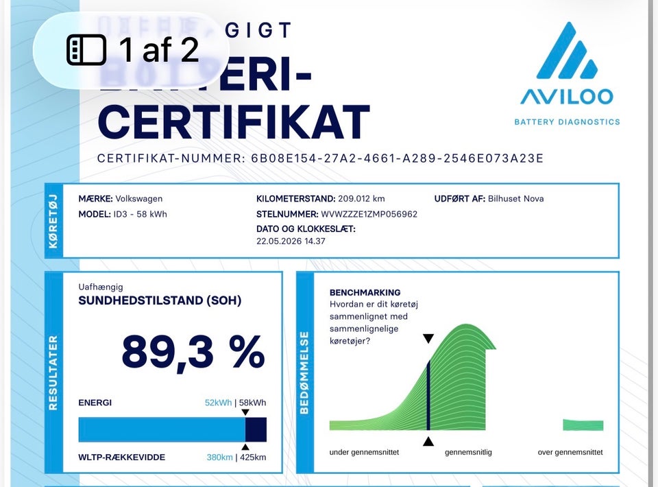 VW ID.3 58 1ST Pro Performance 5d