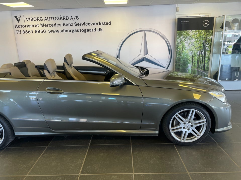 Mercedes E350 3,5 CGi AMG Line Cabriolet aut. BE 2d