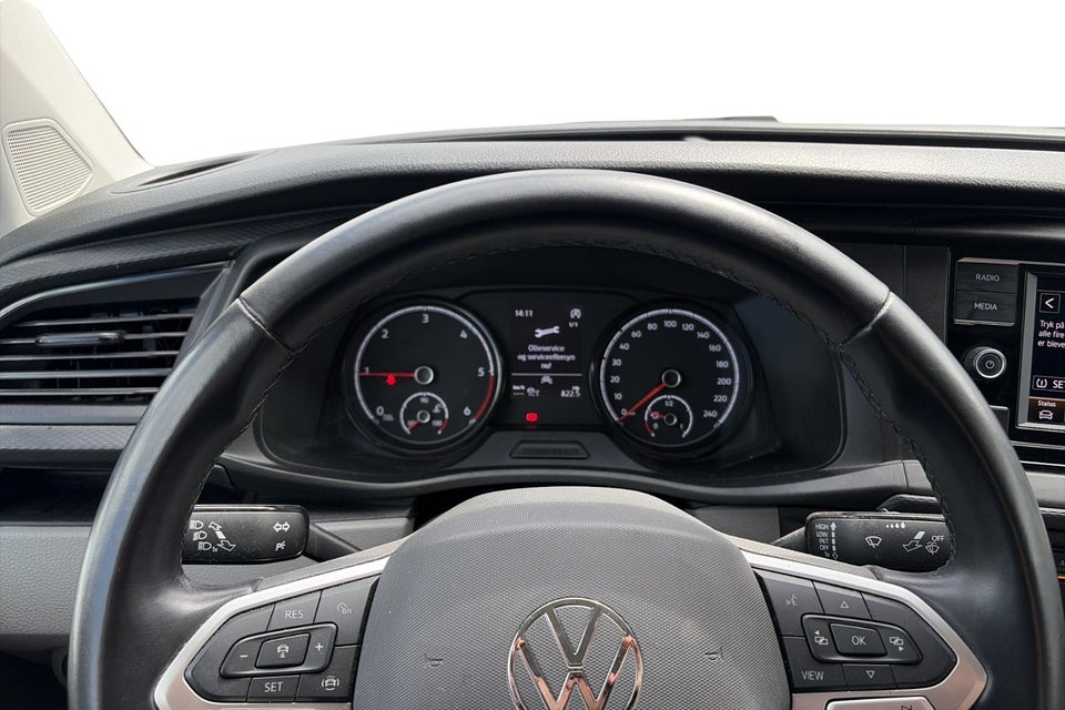 VW Transporter 2,0 TDi 110 Kassevogn lang