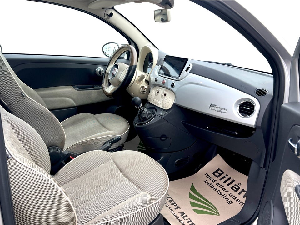 Fiat 500 1,2 Lounge 3d