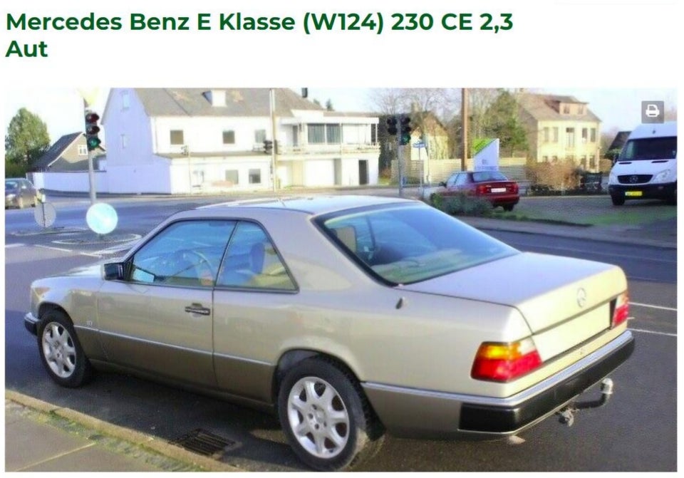 Mercedes 230 CE 2,3 aut. 2d